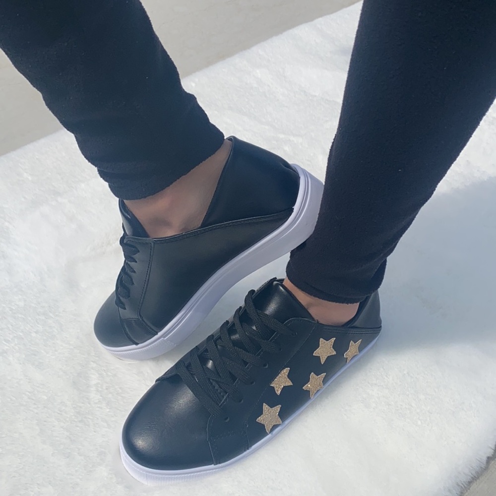 Gold Star Sneakers - Picture 6 of 10